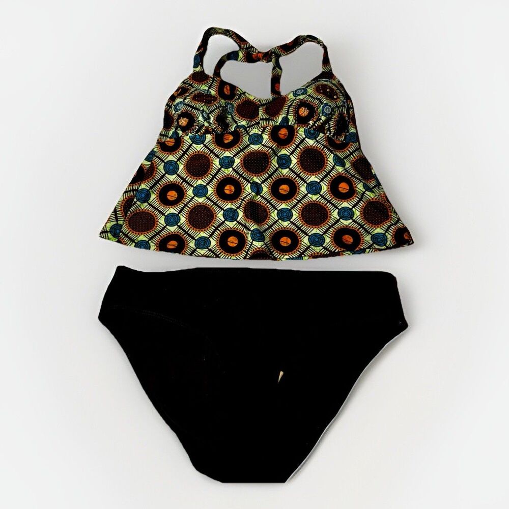 Mossimo Bikini Swimsuit Top, Merona Bikini Bottoms Women’s Size 16W Brown Boho